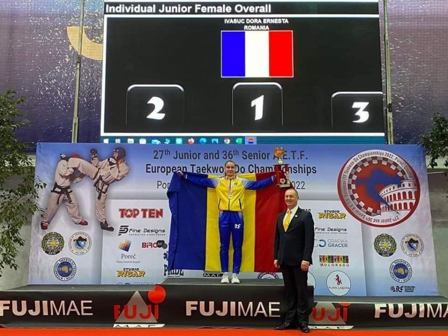 Dora Ivasuc din Tăuții Măgherăuș, rezultate deosebite obținute la Campionatul European de Taekwon-do ITF desfășurat în Croația (FOTO)