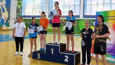 O elevă din Baia Mare este campioană națională la tenis de masă în cadrul Olimpiadei Naționale a Sportului Școlar