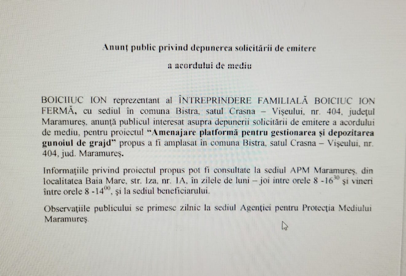 Anunț publicitar 17.05.2022