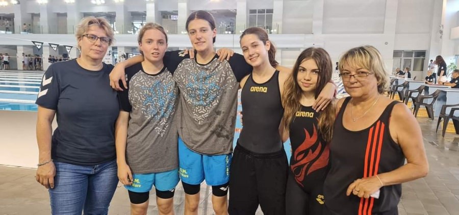 Reușită: Tinere din Maramureș pe podium la Cupa României Înot de la Târgoviște