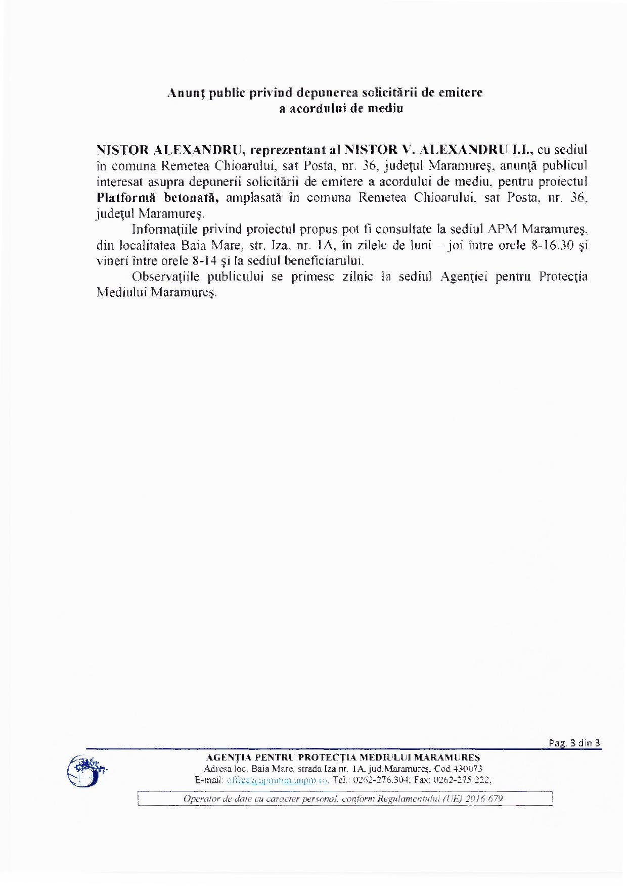 Anunț publicitar 16.06.2022