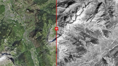 Imagini din satelit. Zăpada din Alpi dispare rapid, tendința este îngrijorătoare