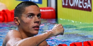 David Popovici, medaliat cu aur la 200 m liber la campionatele europene de înot pentru juniori