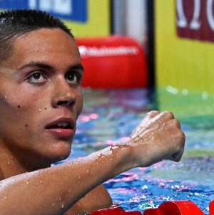 David Popovici, medaliat cu aur la 200 m liber la campionatele europene de înot pentru juniori