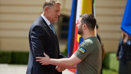Klaus Iohannis, la Kiev: „Țara mea a făcut tot ce-i stă în putință pentru a ajuta Ucraina”