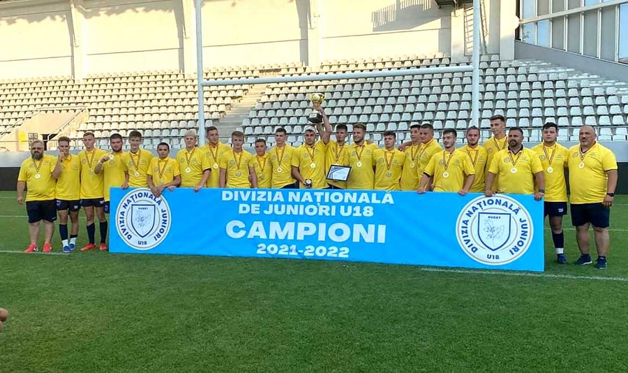 Rugby: CSS 2 Baia Mare este Campioana Națională a DN Juniori U18, sezonul 2021-2022