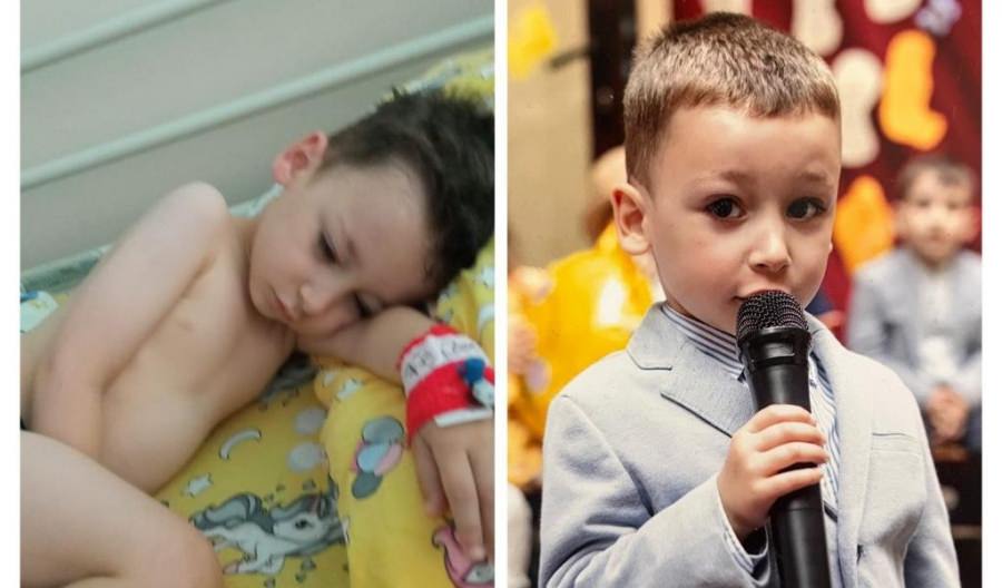 Un copil de nici 5 ani are nevoie de noi; A fost diagnosticat cu o boală gravă, iar tratamentele sunt prea costisitoare