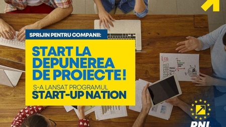 A început a treia ediție Start-Up Nation; 55.000 de beneficiari vor putea primi fonduri nerambursabile de până la 200.000 de lei