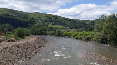 Anunț Oficial Apele Române: În județul Maramureș s-au realizat pe Vișeu acum lucrări importante! Este gata în prezent decolmatarea cursului de apă!
