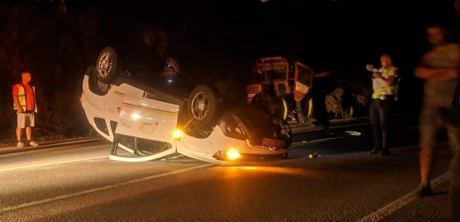 Un eveniment de circulație: Un șofer tânăr din Maramureș în vârstă de 26 ani implicat într-un accident rutier în Câțcău! Ce arată poliția clujeană!