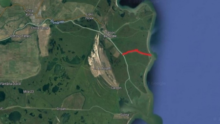 O navă ucraineană a explodat după ce s-a lovit de un dispozitiv necunoscut la Gurile Dunării