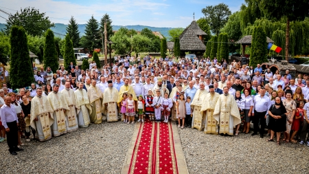 Hramul lăcașului de cult, aflat în incinta sediului central Sighetu Marmației al Inspectoratului Teritorial al Poliției de Frontieră, mare praznic!