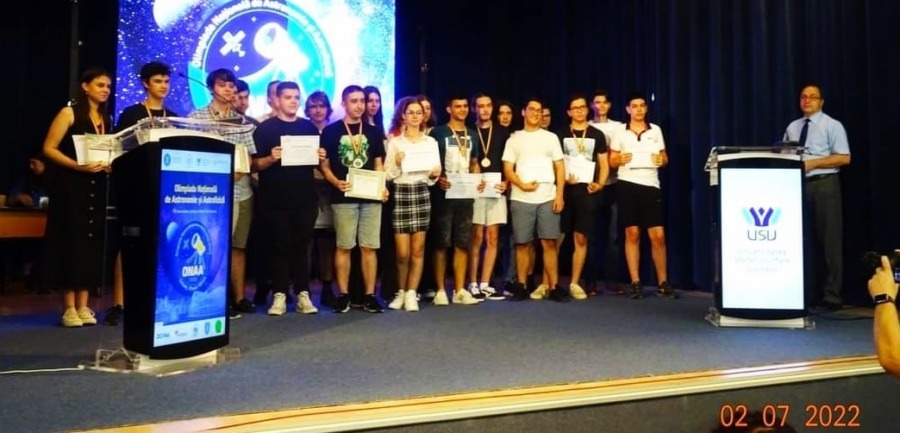 Colegiul Național Vasile Lucaciu: Elevii din Maramureș au obținut o avalanșă de medalii prețioase și la Olimpiada Națională Astronomie Astrofizică!