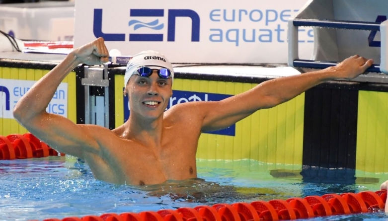 David Popovici s-a calificat în semifinalele probei de 200 m liber la Europene