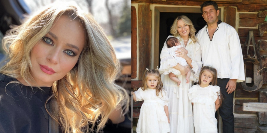 Un atașament pentru locuri: Laura Cosoi, artista care iubește cu adevărat mult frumusețile Maramureșului, a botezat și a treia fiică în Baia-Sprie!