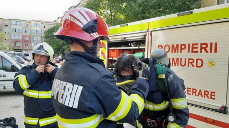 Foc într-un apartament în municipiul Baia Mare!