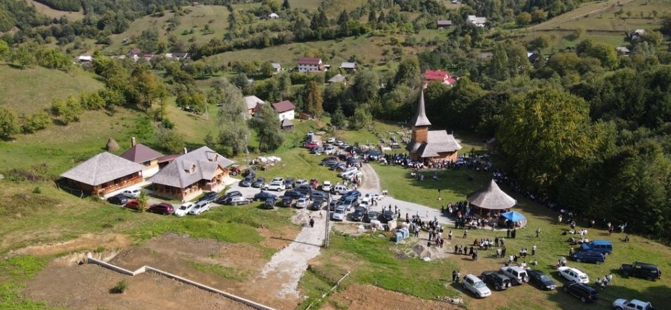 A fost hramul Mănăstirii Valea Scradei din Vișeu de Sus (FOTO)