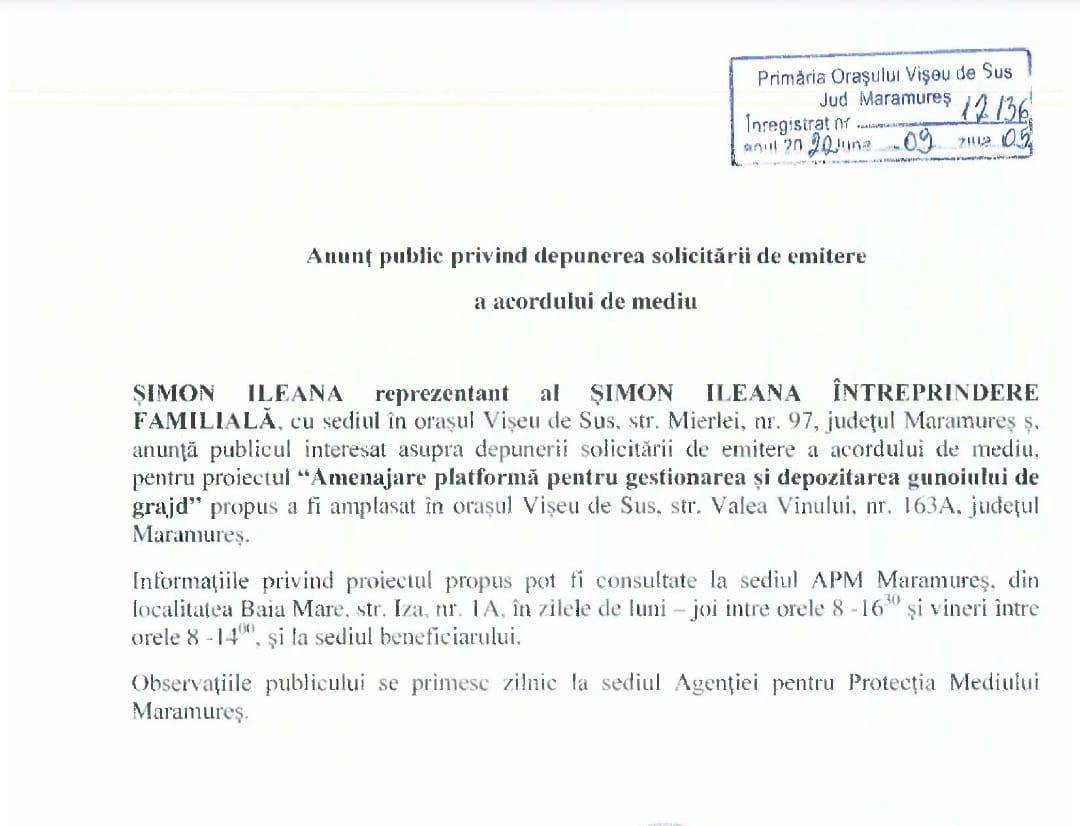 Anunț publicitar 06.09.2022