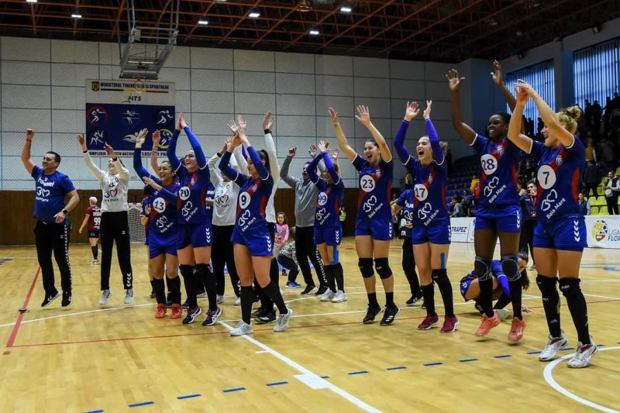 Handbal Feminin Liga Florilor: Minaur Baia Mare a câștigat cu Brăila pe teren propriu și a urcat puțin cu victoria în campionatul din România!