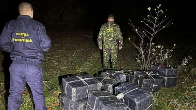 Focuri de armă în cadrul unei acțiuni de contrabandă; Țigări în valoare de 70.000 lei au fost confiscate în apropierea râului Tisa