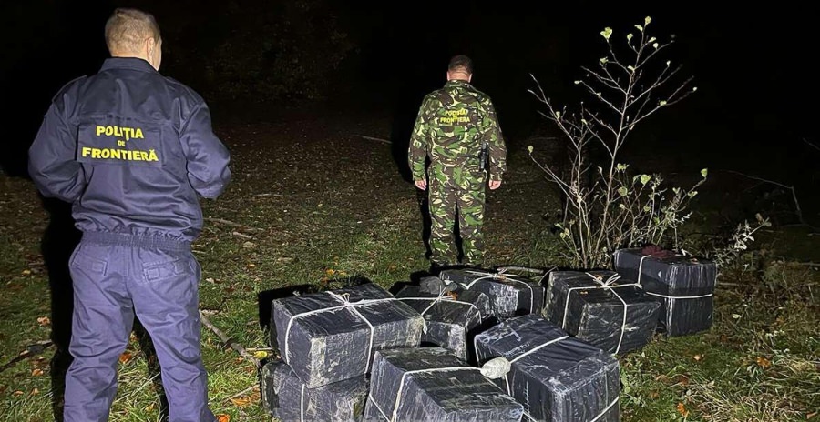 Focuri de armă în cadrul unei acțiuni de contrabandă; Țigări în valoare de 70.000 lei au fost confiscate în apropierea râului Tisa
