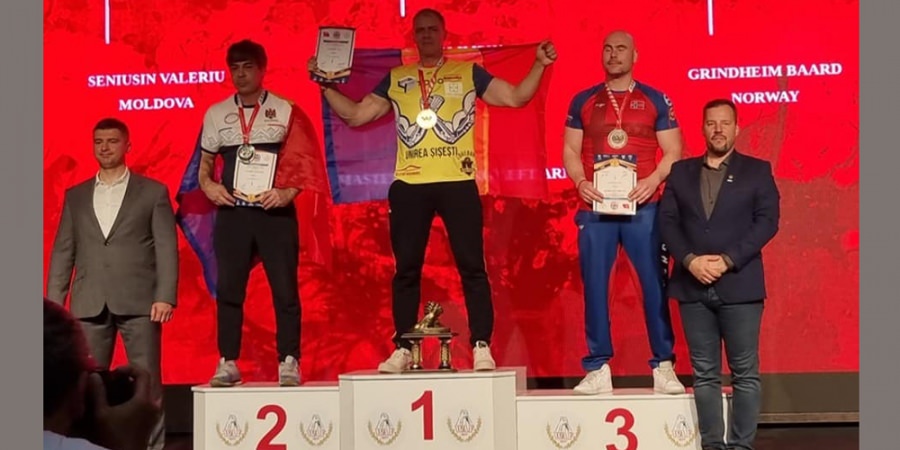 O nouă performanță: Maramureșeanul Olimpiu Făt a obținut aur la Campionatul Mondial de Skandenberg