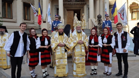 Ierarhii și câțiva membri ai ASCOR Baia Mare au luat parte la sărbătoarea Sfântului Dimitrie cel Nou la Catedrala Patriarhală