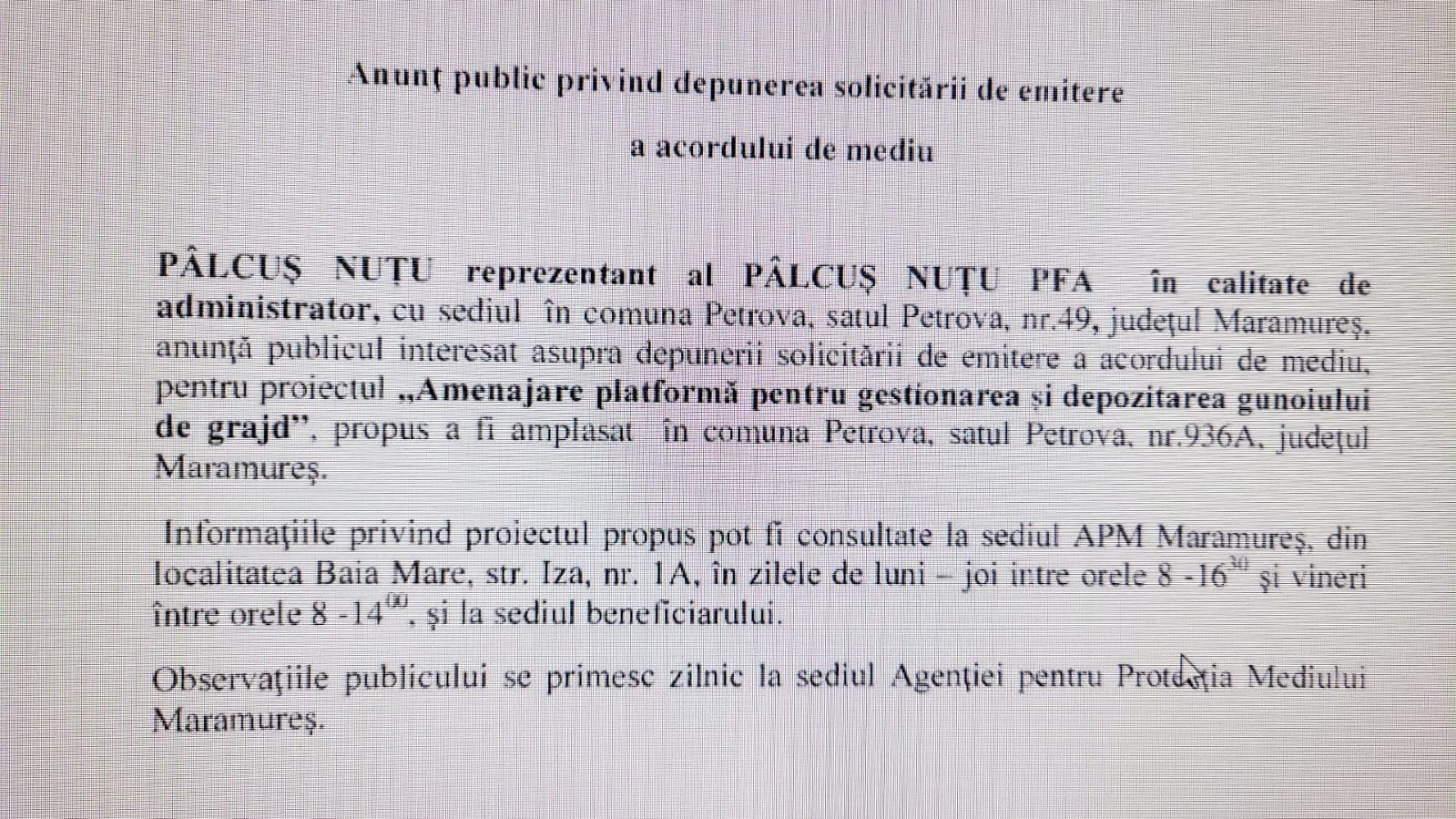 Anunț publicitar 24.10.2022