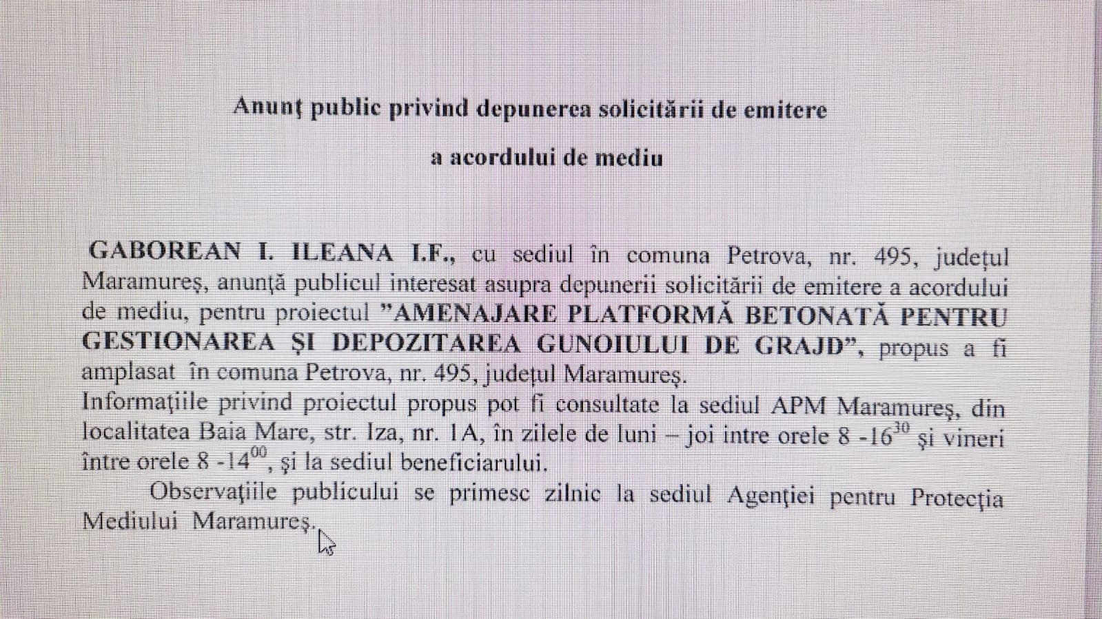 Anunț publicitar 24.10.2022