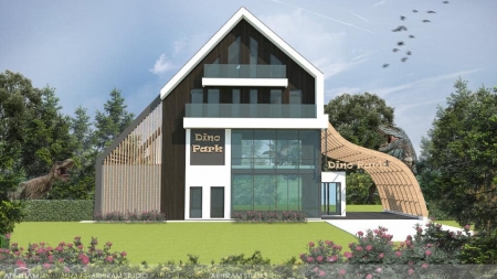 Un plan de viitor: Un oraș maramureșean vrea dezvoltarea turismul estival prin implementarea importantului obiectiv Dino Park! Foto cu proiectul!