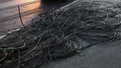 Reținut pentru furt de cablu de telefonie