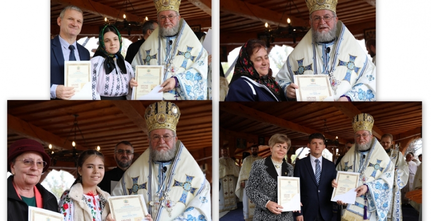 PS Iustin le-a acordat diplome elevilor care au obținut premii la Olimpiada de Religie, dar și profesorilor coordonatori