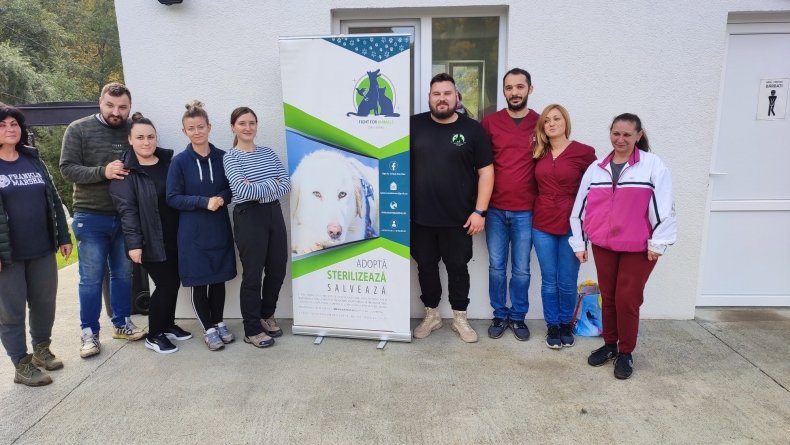 Campanie specială în forță: Fight For Animals Baia Mare, nouă acțiune în sprijinul prietenilor blănoși! În 9 ore, 48 animăluțe sterilizate oficial!