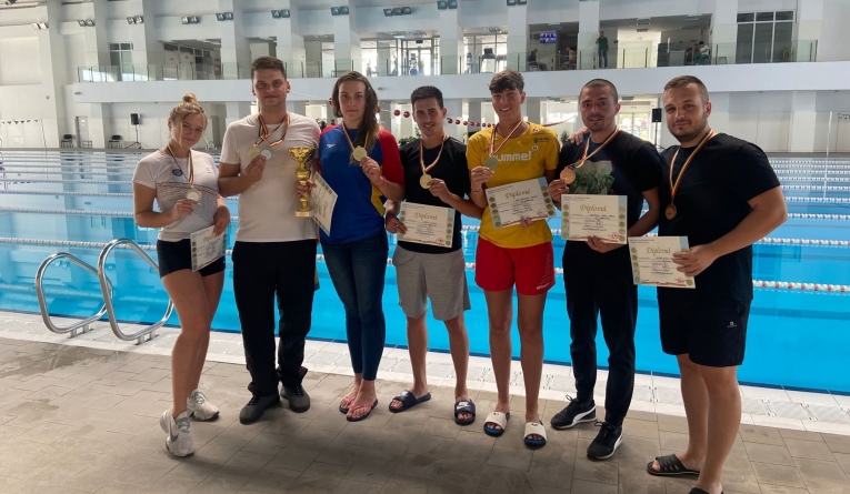 Polițiști maramureșeni pe podium la etapa finală a Campionatului de Înot al Ministerului Afacerilor Interne