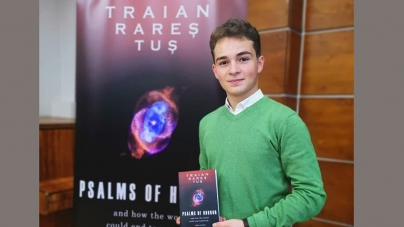 Elevul Traian Rareș Tuș a lansat cartea „Psalms of Horror”