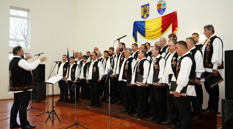 Corul bărbătesc din Vălenii Șomcutei va suține un concert de colinde și cântece patriotice în Bruxelles