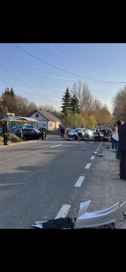 Accident rutier cu patru victime în Ocna Șugatag