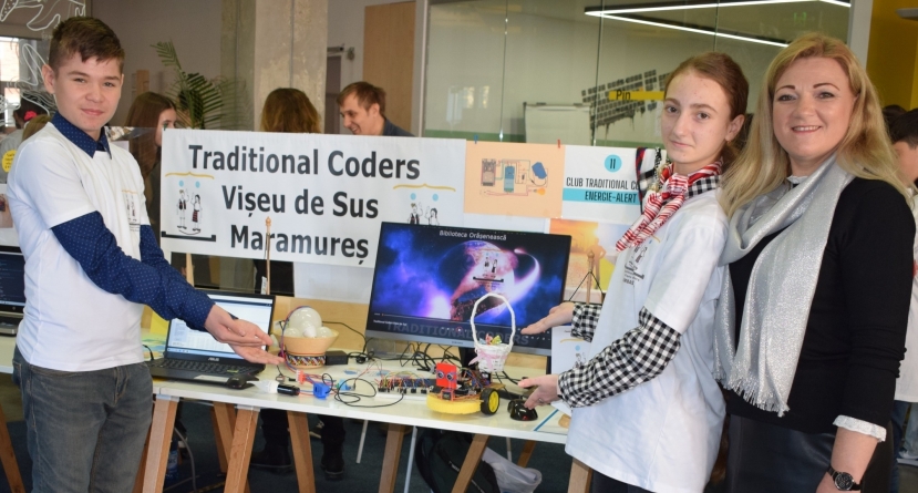 Clubul Code Kids al Bibliotecii Vișeu de Sus a participat la Târgul Național de Știință de la București
