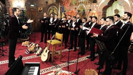 Corala bărbătească “Armonia” din Constanța colindă în Târgu Lăpuș și Baia Mare