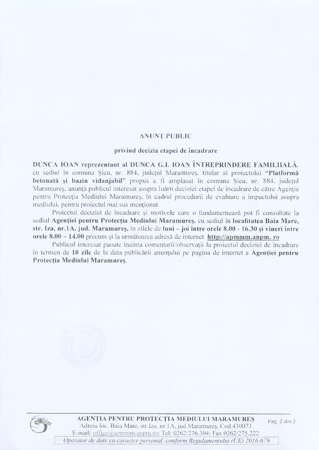 Anunț publicitar 10.11.2022