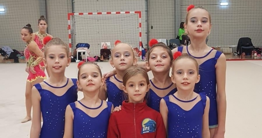 Rezultate bune obținute de fetele de la LPS Baia Mare la Campionatul de ansambluri şi Festivalul Național de gimnastică ritmică