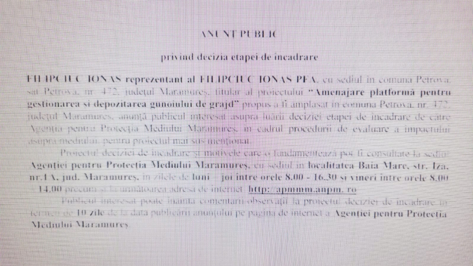 Anunț publicitar 02.11.2022