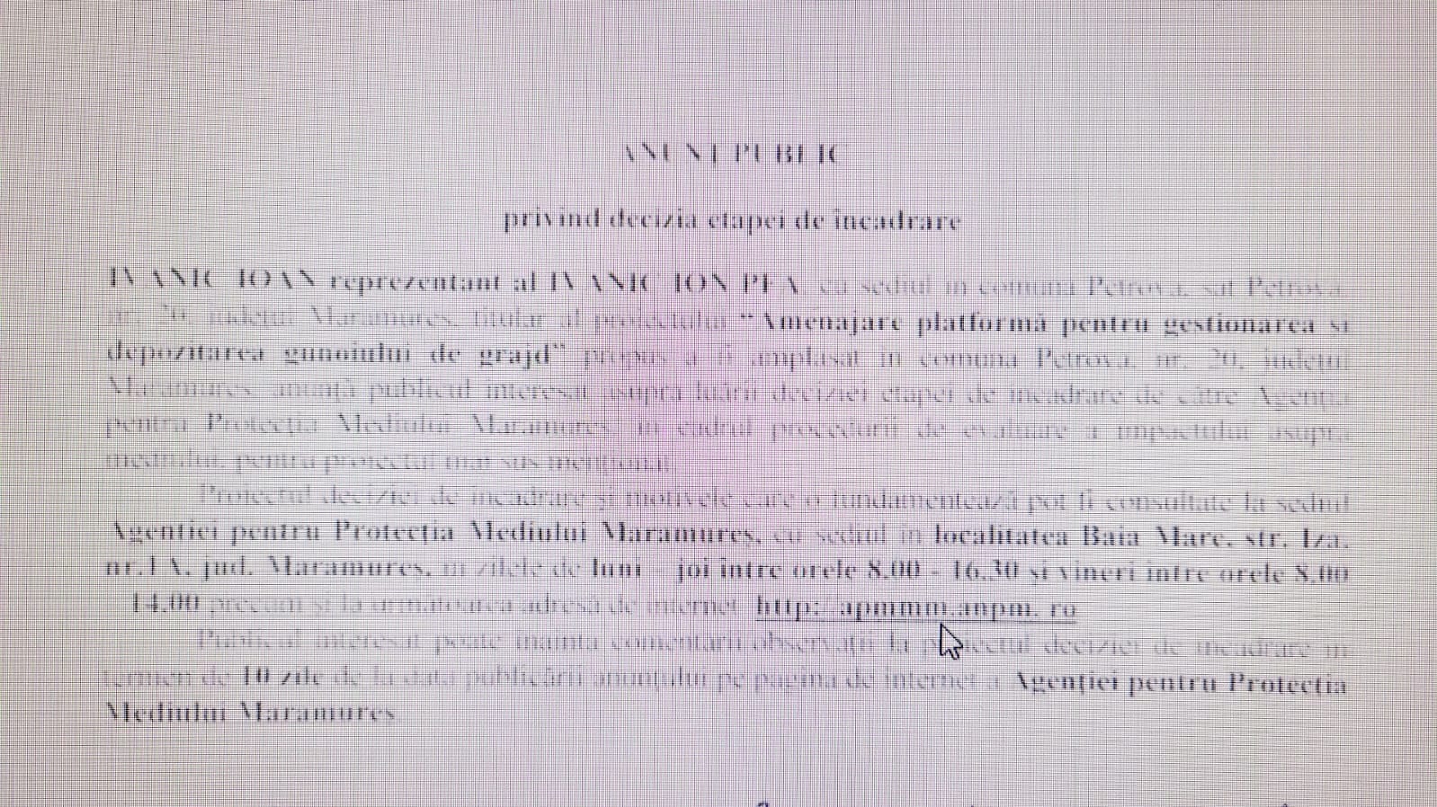 Anunț publicitar 02.11.2022
