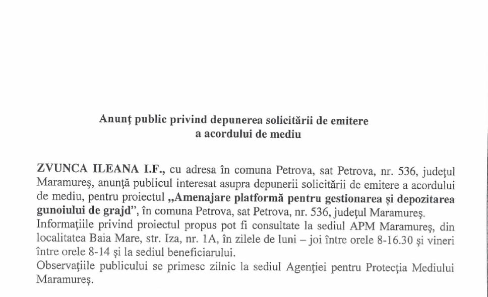 Anunț publicitar 23.11.2022