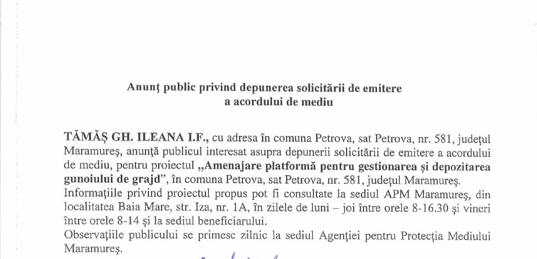 Anunț publicitar 23.11.2022