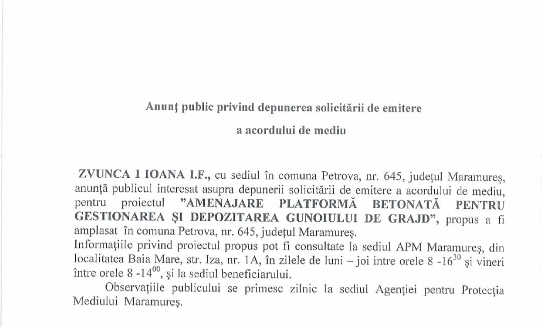 Anunț publicitar 23.11.2022