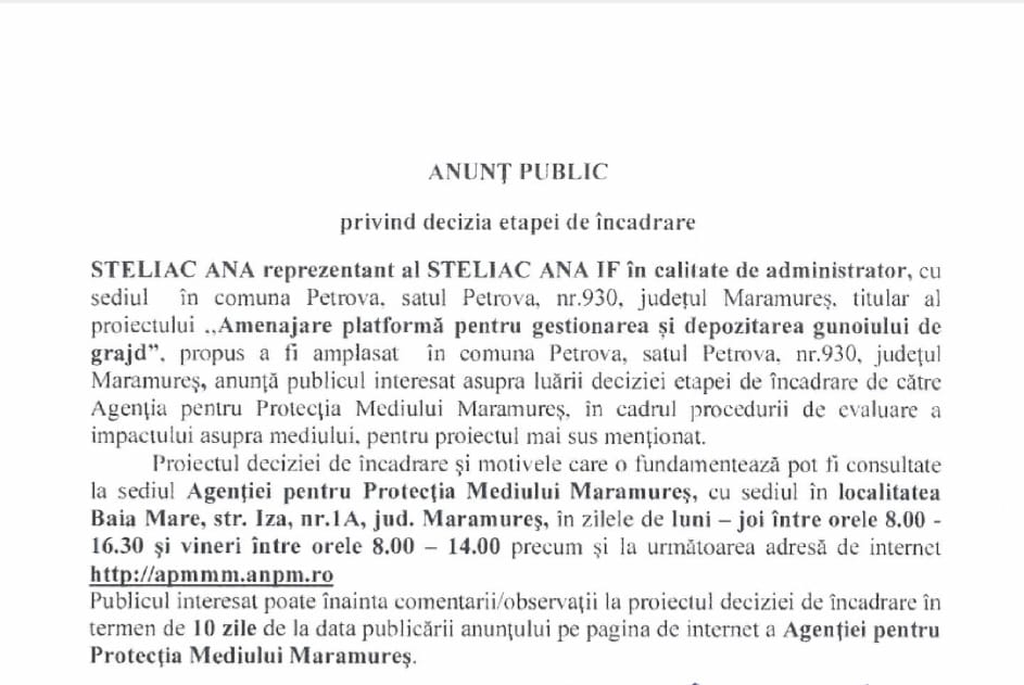 Anunț publicitar 23.11.2022