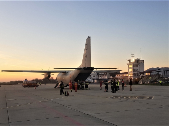 O simulare de intervenție la aerogara maramureșeană: S-a verificat în ce mod autoritățile județene știu reacționa! Iată aici scenariul activității!