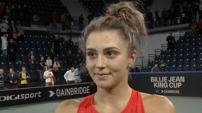 Jaqueline Cristian, foarte emoționată, imediat după victoria absolut minunată de vineri și mulțumiri superbe pentru fanii veniți să susțină echipa!