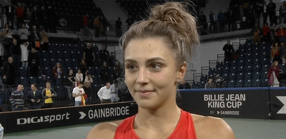 Jaqueline Cristian, foarte emoționată, imediat după victoria absolut minunată de vineri și mulțumiri superbe pentru fanii veniți să susțină echipa!